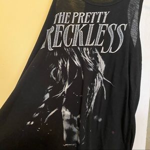 the pretty reckless racer back tank top